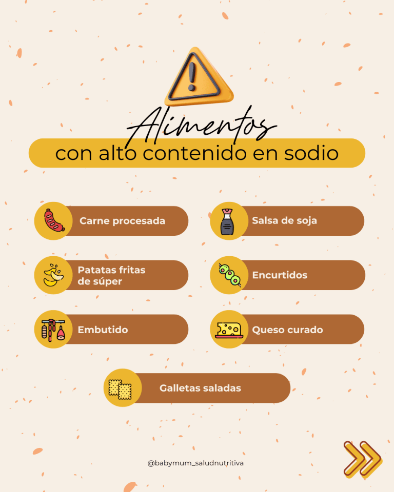 El sodio en la alimentación infantil